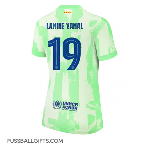 Barcelona Lamine Yamal #19 Fußballbekleidung 3rd trikot Damen 2024-25 Kurzarm